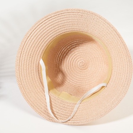Hat for the girl Minaku "Bunny", pink color, rn 52-2