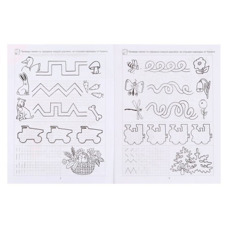 School for preschool children "Workbook. We are preparing a hand for a letter »6-7 years-2