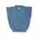Vest for girls, height 140 cm, blue color