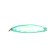 School Penal on the zipper of sweets turquoise