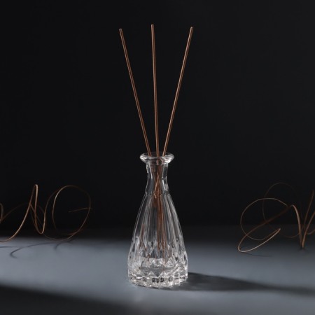 Diffusor for Essential oils "Lotus" 50 ml transparent 5x5x10.5 cm-3