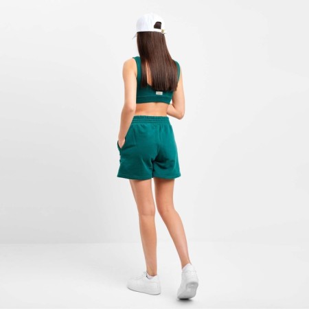 Top female shortened Mist Old School size 42, green color-2
