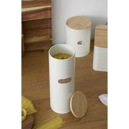 Bank for storing pasta, milk color, 2.7 l-3
