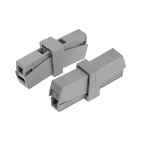Construction and installation terminal of QMS 224-201 for a lamp per 2 conductor (1.0-2.5)/(0.5-2.5) mm² (5