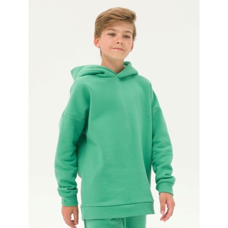 Children's sweatshirt, height 164 cm, green color