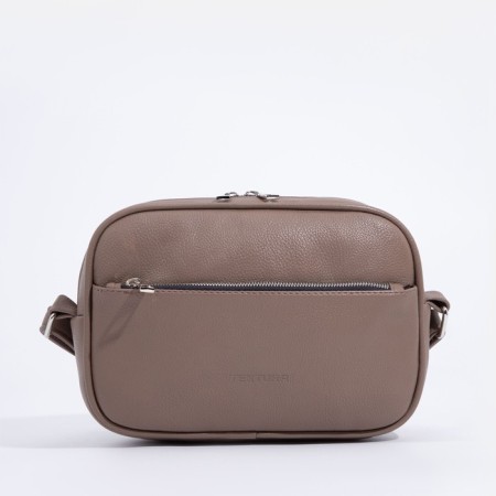 Women's bag over the shoulder Textura, small size, beige color