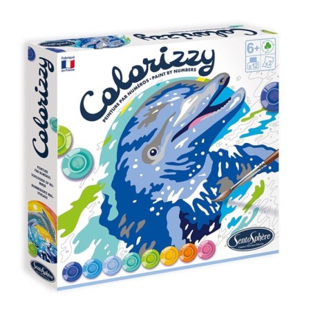Coloring on Sentosphere numbers "Dolphins"