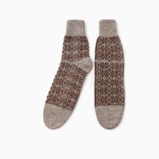 New Year. Male socks, gray/brown color, rr 25-27