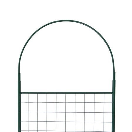 Shpalera, 190 × 50 × 1.6 cm, metal, green, "collapsible grid"-6