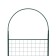 Shpalera, 190 × 50 × 1.6 cm, metal, green, "collapsible grid"