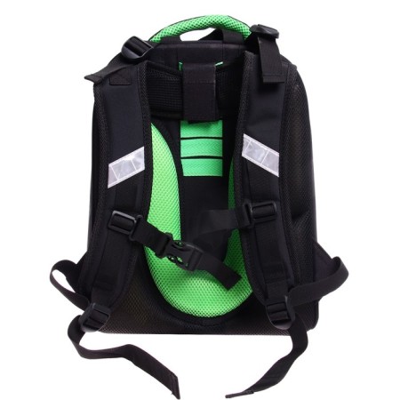 School backpack 38 x 30 x 16 cm, ergonomic back, stavia "avocado"-4