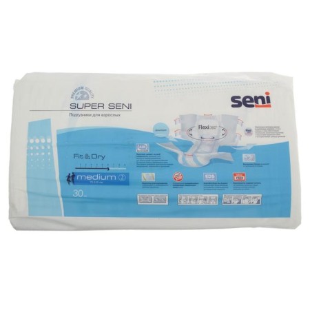 Disasters for adults Seni Super Medium No. 2, 30 pcs-1