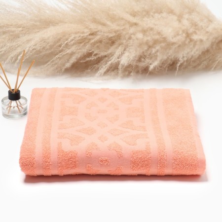 Tensor of Arabic pattern, 100x180cm, peach, 300g/m, cotton