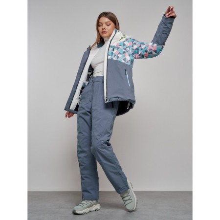 Ski suit female, size 42, white color-22