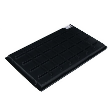 Matin for seedlings, 53 × 33 × 4.7 cm, plastic, black, Greengo-1