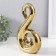Souvenir Ceramics "Abstraction. Swan" Gold 14.5x5x25 cm