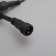 Garland "Curtain" 2 × 9 m, IP44, UMS, dark thread, 1800 LED, white glow, flicker, 220 V
