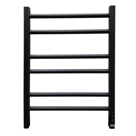 Electric towel Grois Nex GR-111, 400x600 mm, 6 crossbars, lower, black