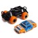 Radio -controlled jeep "graffiti", works on batteries, color orange