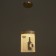 Bayerlux lamp "Brida" LED 6W gold 16x3x26-130 cm