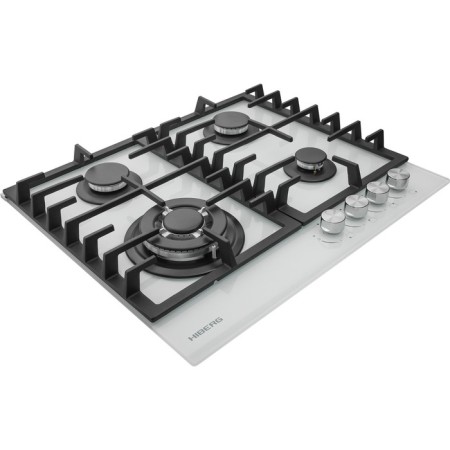 Hound surface HIBERG VM 60440 W, gas, 4 burners, white-2