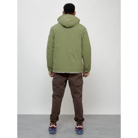Male spring jacket, size 52, green color-3