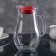 Glass Glass Glass Bistro, 1 L, Red Cover color