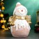 Figure "Snowman with a gift" 14.5x22cm