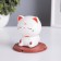 Plastic pendulum from the solar battery "cat manki-naeko sleeping" 10x10x10.3 cm