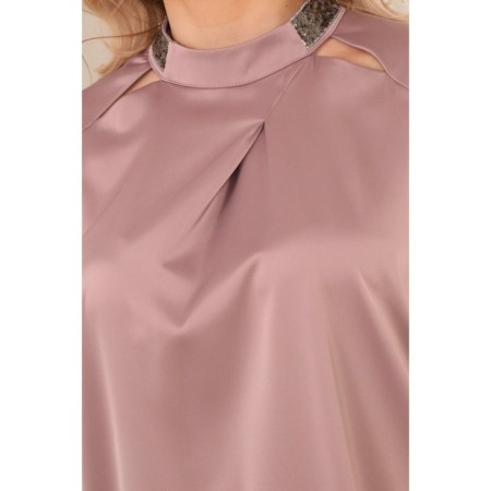 Women's dress, size 50, pink color-1