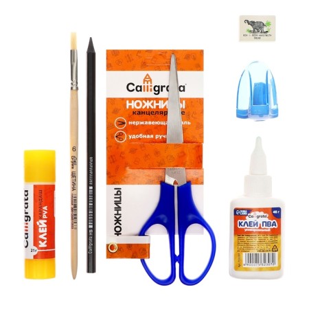 Labor folder A4, 335x260x60, PVC textiles, with handles, with a filling of 13 objects, calligrata, PTR-111, "Panda"-14
