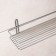 Rectangular shelf, 1 tier, 40 × 11.5 × 8.5 cm, chromium color