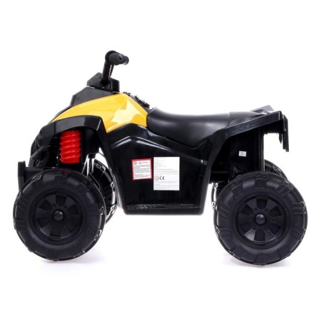 Electric car "ATV", 2 engines, yellow color-1