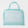 Lightning cosmetic bag, green color