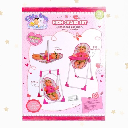 Game set 2B1: chair, swing, mix, for dolls-8