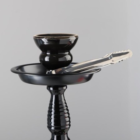 Hookah "Black Tower", 53 cm, 1 pipe, black-5