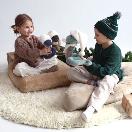 New Year! Soft toy "Snake Mishushik", 15 cm, green color-6