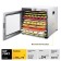 Drywall for vegetables and fruits KitFort KT-1910, 1000 watts, 10 tiers, silver