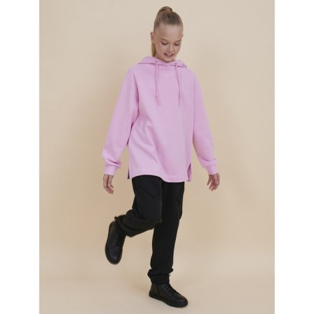 Sweatshirt for girls, height 116 cm, pink color-5