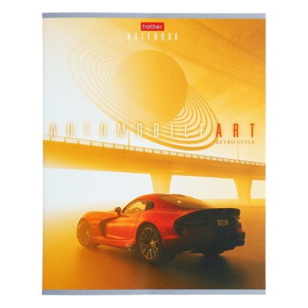 Notebook 96 sheets in the Autoart cage, cover coated cardboard, matte lamination, an offset block 65g/m2, mix 4 types-2