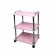 Cosmetological trolley, size 65 × 45 × 35 cm, pink color