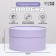 Gift box "Wewak" pale purple, hooked without a window, 18 x 10 cm