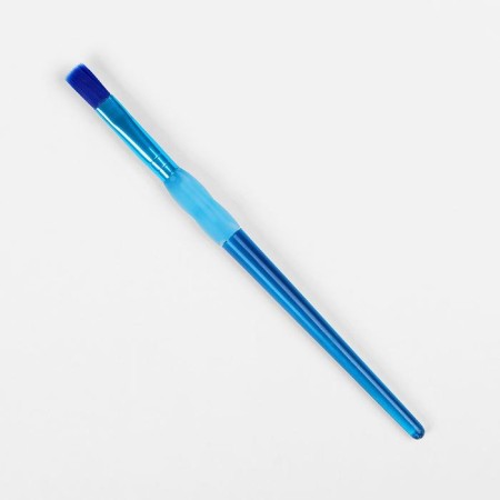 A set of brushes nylon 5 pieces, with colored handles, with rubber holders-2