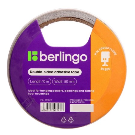 Glue tape Bilateral Berlingo 50 mm x 10 m-1
