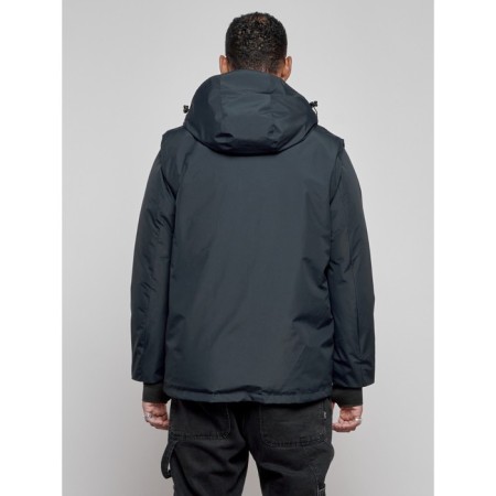 Luy jacket transformer male winter, size 56, dark blue color-12