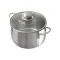 Olivetti SCS732 pan, with a lid, steel, induction, d = 16.5 cm, 2.8 liters