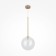 Suspension lamp Maytoni Mod172PL-01BS, 1xG4, 20W, 20x20x381.3 cm, brass color