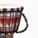 Drum jambe red ornament, 38 x 21 cm