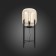 The floor lamp ST LUCE. SL1050.515.01. Burasca. 1x40 W, E27, 38x38x92 cm, black color