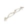 PC172AS handle, m/o 96 mm, old silver color
